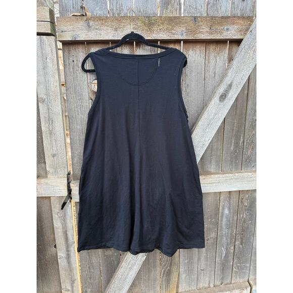 WOOL& wool and black DRESS Sierra tank wool nylon spandex slow fashion regular - Picture 2 of 3